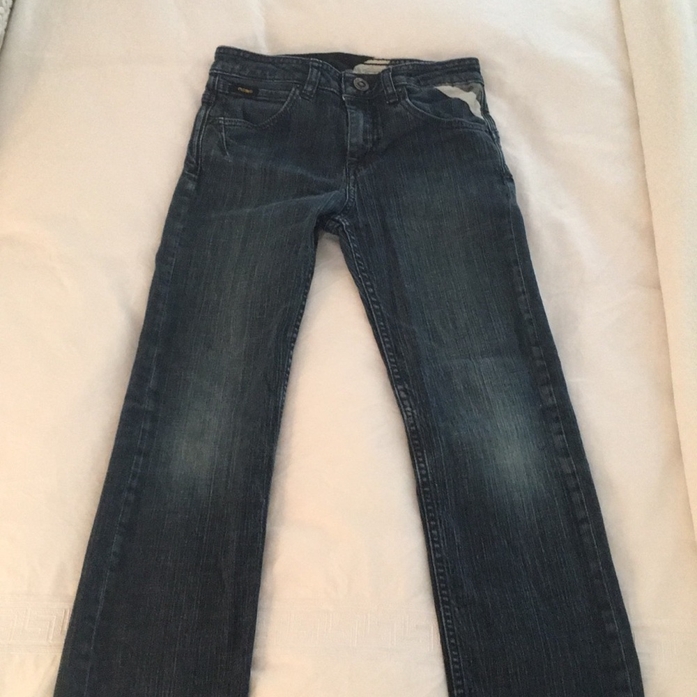 Volcom Women's Straight Leg Jeans - Dark Blue